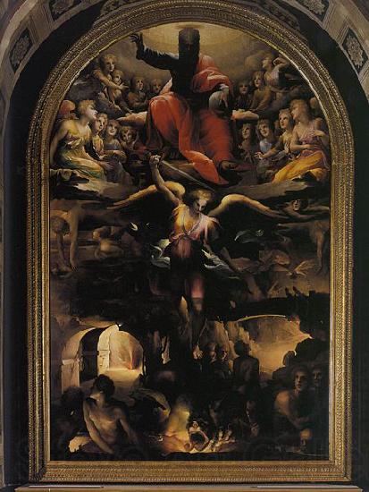 Domenico Beccafumi Fall of the Rebel Angels Norge oil painting art
